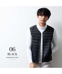  GENELESS/ジェネレス GENELESS インナーダウン ベスト メンズ ダウンベスト 軽量 防寒 Vネック 抗菌 防臭 インナーダウンベスト L ギフト ダウン ブラック/504751152