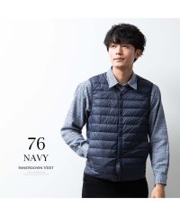  GENELESS/ジェネレス GENELESS インナーダウン ベスト メンズ ダウンベスト 軽量 防寒 Vネック 抗菌 防臭 インナーダウンベスト L ギフト ダウン ブラック/504751152