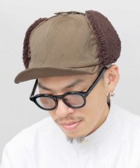Besiquenti/ベーシックエンチ Basiquenti キルティング ボア フライトキャップ フラップキャップ アビエイター ショートバイザー/504954691