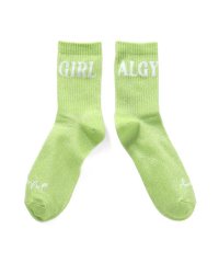 ALGY/ビッグロゴラメクルーソックス/505492990