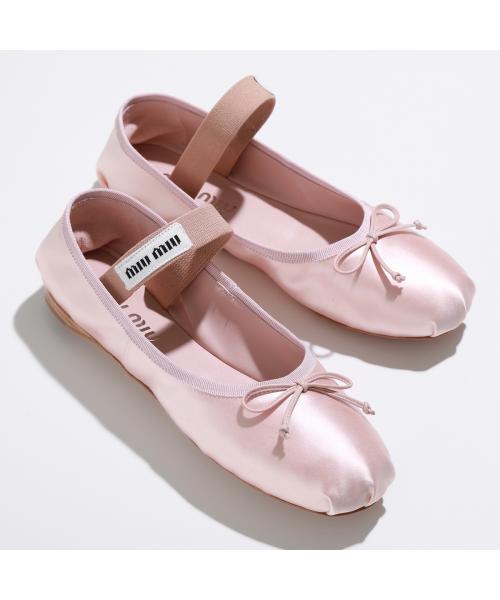 セール19%OFF】MIUMIU バレエシューズ 5F794DFA005 QU6 パンプス (505774627) | ミュウミュウ(MIUMIU)  - d fashion