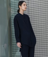 la.f.../ダブルクロス2WAYロングシャツブラウス≪洗濯機で洗える/セットアップ対応≫/505826635