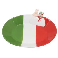 cinemacollection/中皿 イタリアおじさんパスタ皿 サンアート ユニーク 贈り物 食器 グッズ /505828101