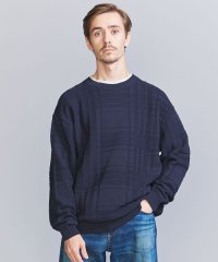 BEAUTY&YOUTH UNITED ARROWS/ドライコットン 5ゲージ チェック クルーネック ニット/505829280