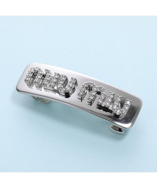 セール 5%OFF】MIUMIU バレッタ 5IF118 2DNC ヘアクリップ ロゴ セール 5%OFF】MIUMIU バレッタ 5IF118 2DNC ヘアクリップ ロゴ