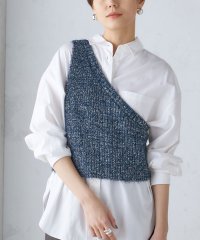 SHIPS WOMEN/〈手洗い可能〉カールヤーン スパンコール ワンショルダー 24SS ◇/505829532