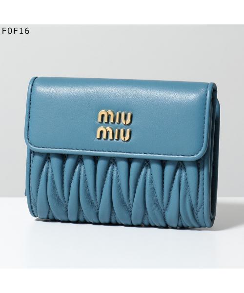 miu ミュウミュウ MATELASSE Wホック コンパクト財布 2017年