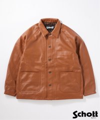 JOURNAL STANDARD/【Schott / ショット】別注 レザーカバーオール/505829726