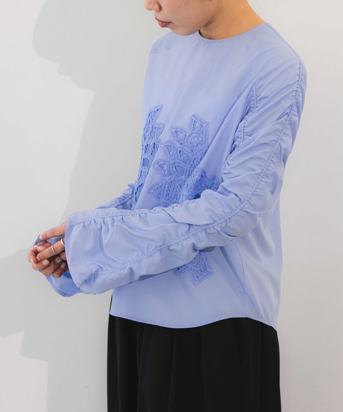 セール 50%OFF】＜EMMEL REFINES＞EM レース ソデシャーリング