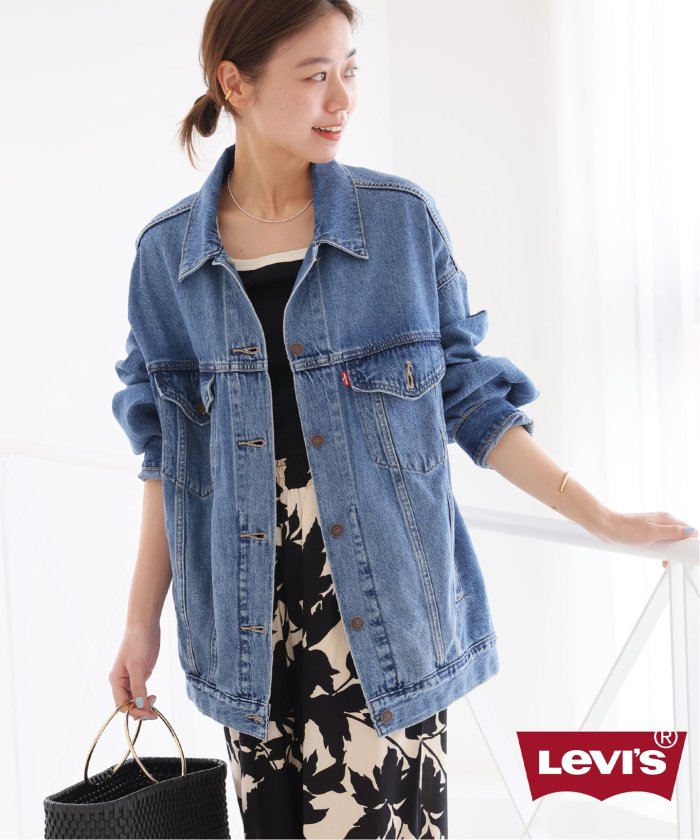 追加》【LEVI'S/リーバイス】XL WOMENS TRUCKER：デニムジャケット