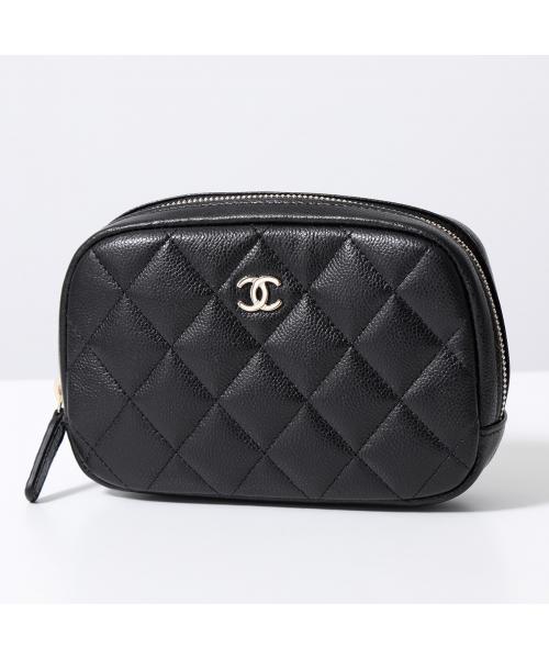 CHANEL ポーチ A80909 B10583 マトラッセ ココマーク(505830115