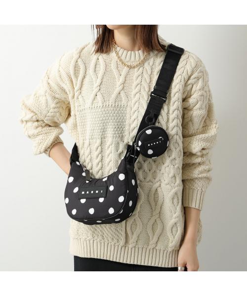 MARNI 2way ショルダーバッグ バケツ型 ポーチ付き GLAY. MARNI 2way ショルダーバッグ バケツ型 ポーチ付き GLAY.