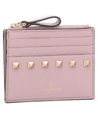 Valentino Garavani/ヴァレンティノ フラグメントケース ロックスタッズ コインケース ミニ財布 ピンク レディース VALENTINO GARAVANI 3W2P0T35KHF K/505830205