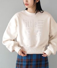 e-zakkamaniastores/裏起毛 メタリックロゴ ショートスウェット/505830267