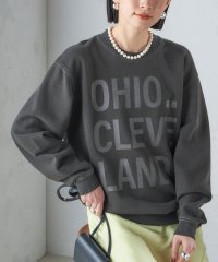 SHIPS WOMEN/【SHIPS別注】Odub:〈手洗い可能〉メタリック ロゴ スウェット 24SS ◇/505830331