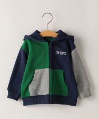 SHIPS KIDS/SHIPS KIDS:80～90cm / ロゴ フード ジップ パーカー/505830476