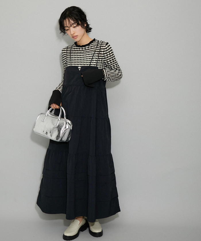 ベスト ジレ 「WEB限定」2WAYダブルストラップキャミソールジレ