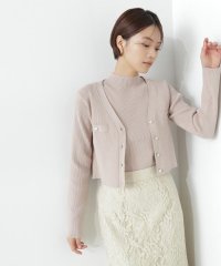 NATURAL BEAUTY BASIC/ハイネックノースリクロップドアンサンブル　24SS/505826731