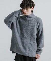 Rocky Monroe/ニット セーター 無地 メンズ レディース 長袖 ループヤーン ビッグシルエット オーバーサイズ ゆるニット ゆったり ふわふわ ハーフネック カジュアル きれ/505830816