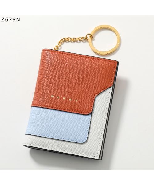 MARNI マルニ ミニ財布 カードケース 名刺入れ 定期入れ 折り MARNI マルニ ミニ財布 カードケース 名刺入れ 定期入れ 折り