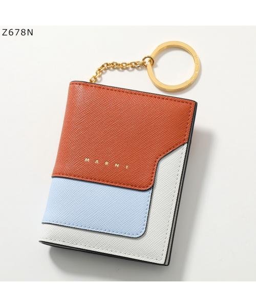 セール】MARNI カードケース PFMO0076U1 LV520 キーリング付き 