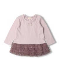 Kids Zoo/【子供服】 kid´s zoo (キッズズー) 裾チュールフリル付き長袖Ｔシャツ 80cm，90cm W22800/505827928