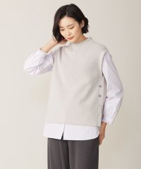 J.PRESS LADIES/【洗える】CLEAR COTTON BLEND ニット ベスト/505832261