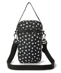 LeSportsac/MINI PHONE CROSSBODYブラックハーツ/505809015