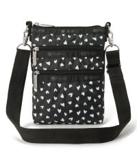 LeSportsac/3 ZIP CROSSBODYブラックハーツ/505809019