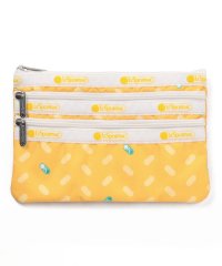 LeSportsac/3－ZIP COSMETICロゴトスイエロー/505809039