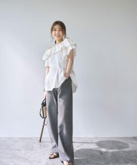 NATURAL BEAUTY BASIC/バレルラインデニムパンツ　24SS/505823670