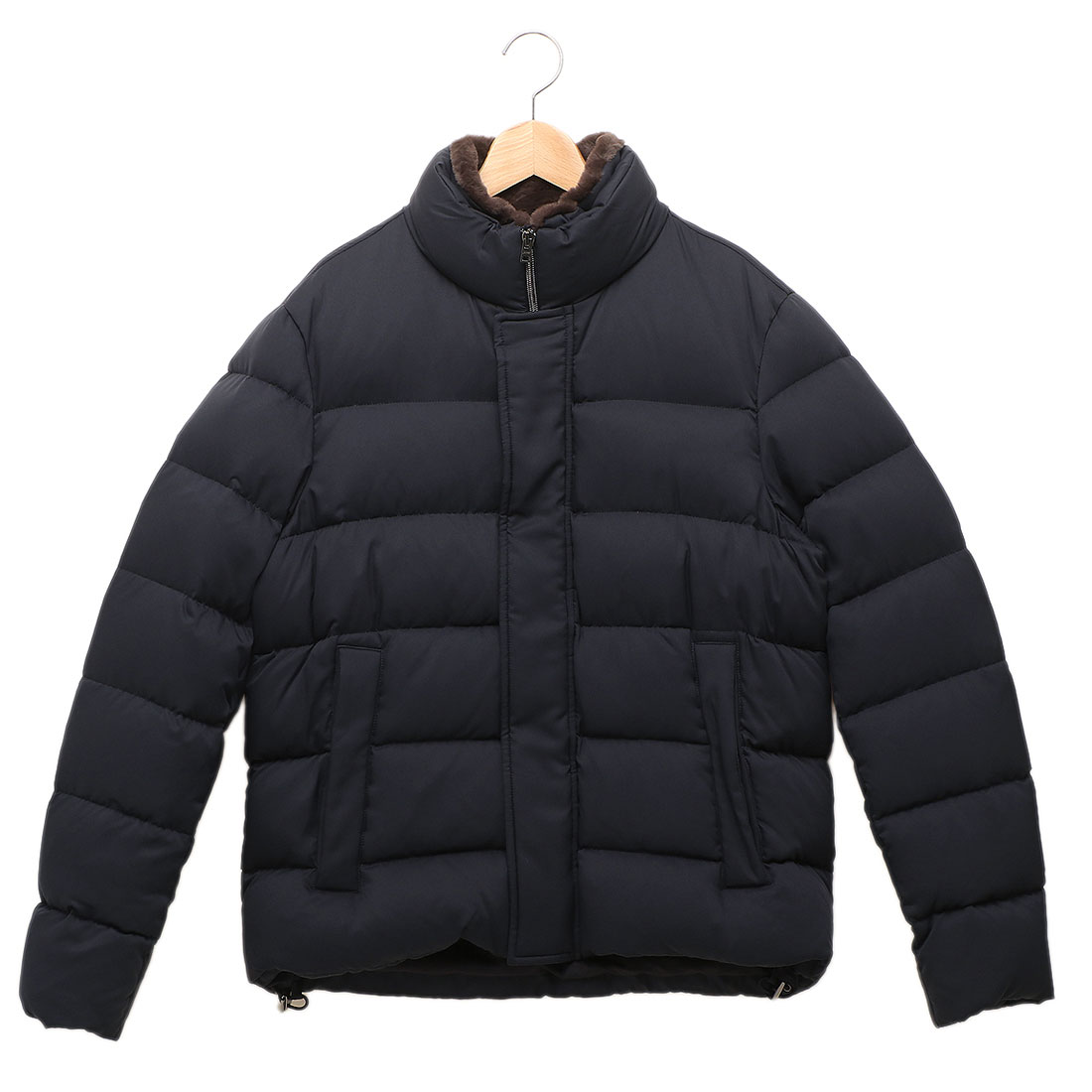 HERNO 着こ ヘルノ キッズ アウター コート ネイビー シルバー