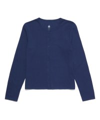 PETIT BATEAU/コットンリネンクルーネックカーディガン/505833456