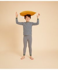 PETIT BATEAU/チュビックボーダー長袖パジャマ/505833772