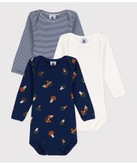 PETIT BATEAU/長袖ボディ３枚組/505833804