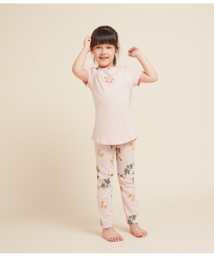 セール 30%OFF】半袖長ズボンパジャマ(505833845) | プチバトー