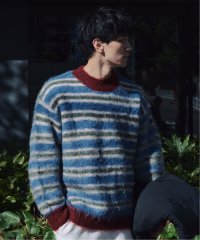 JOURNAL STANDARD relume Men's/CALIFORNIA シャギーパターン クルーネックニット/505833887