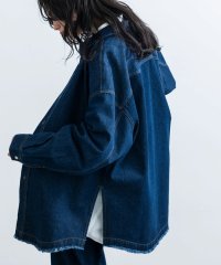 JUNRed/ヴィンテージデニムマキシシャツ/505834651