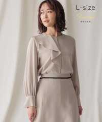 BEIGE，/【L－size】CINDY / アシンメトリーブラウス/505835274