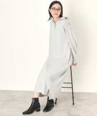 THE SHOP TK/ハーフZIPニットワンピース【手洗い可】/505836923