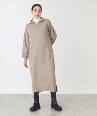 THE SHOP TK/ハーフZIPニットワンピース【手洗い可】/505836923