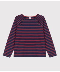 PETIT BATEAU/肩ボタンマリニエール長袖プルオーバー/505838197