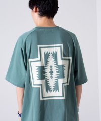 GLOSTER/【PENDLETON/ペンドルトン】バックプリント ラグランTシャツ ドロスト/505834081