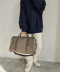 UNGRID bag/アングリッド Ungrid 牛革×ナイロン ラージボストンバッグ（旅行用キャリーオン）/505834154