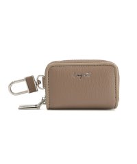 UNGRID bag/アングリッド Ungrid 配色パイピング スマートキーケース 車 ダブルファスナー ダブル ポケット キーチェーン ファスナー カラビナ ギフト/505834155