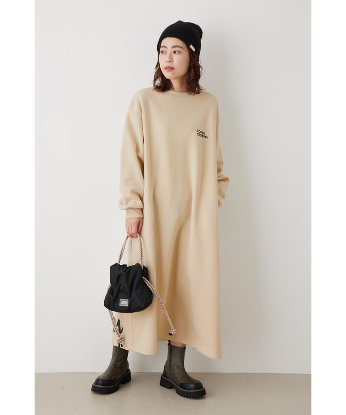 セール 50%OFF】スウェットロゴフレアワンピース(505838337 セール 50%OFF】スウェットロゴフレアワンピース(505838337