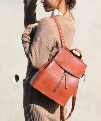 ninon/フロージュ florge 【3種類展開】【2WAY】改良版ショルダーバッグになるヴィーガンレザーリュックサック Cタイプ/505838540
