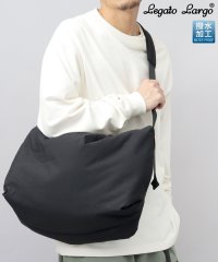 AMS SELECT/レガート ラルゴ Legato Largo 撥水 パデッドナイロン 中綿 軽量 肩楽 ハンモック ビッグサイズ ショルダーバッグ/505838550