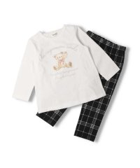 Kids Foret/【子供服】 Kids Foret (キッズフォーレ) くまプリント長袖パジャマ 90cm～140cm B13701/505839108