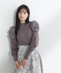 NATURAL BEAUTY BASIC/シアーパフドッキングニット/505818217